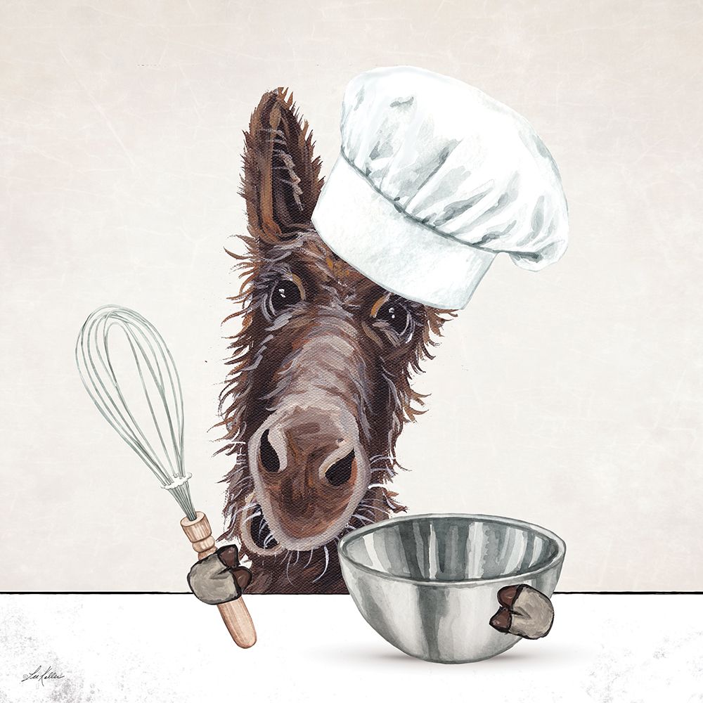 Ready to Bake Donkey art print by Lee Keller for $57.95 CAD