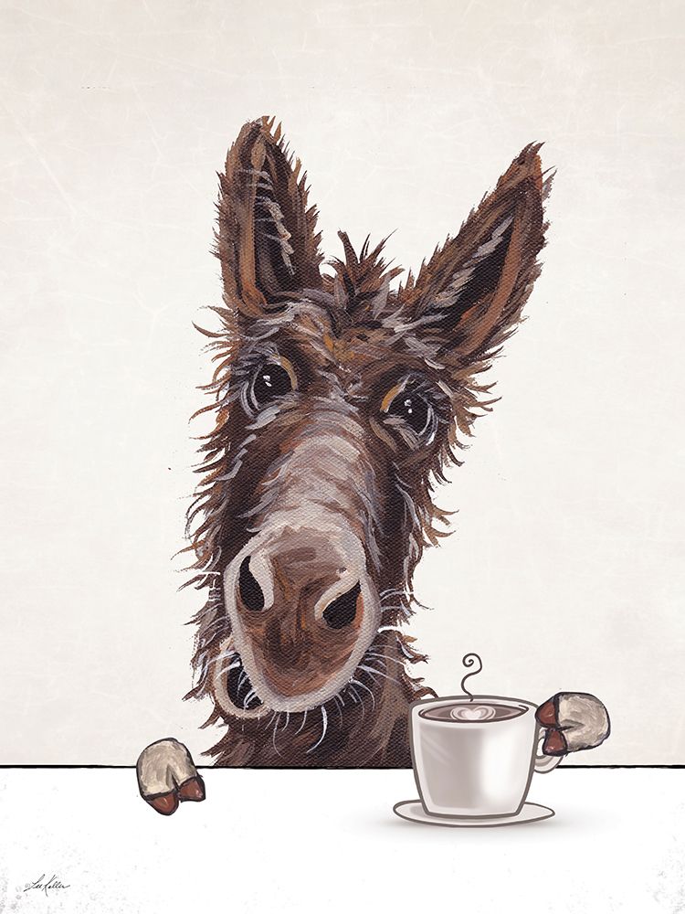 Good Morning Donkey art print by Lee Keller for $57.95 CAD