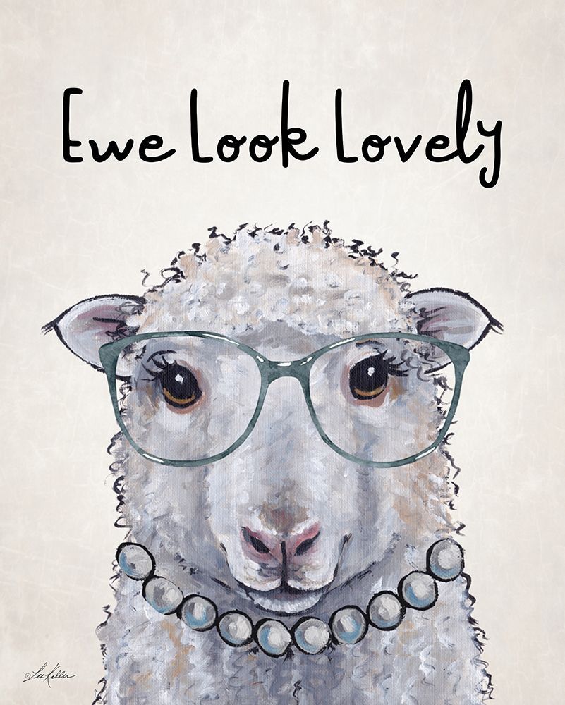 Ewe Look Lovely art print by Lee Keller for $57.95 CAD