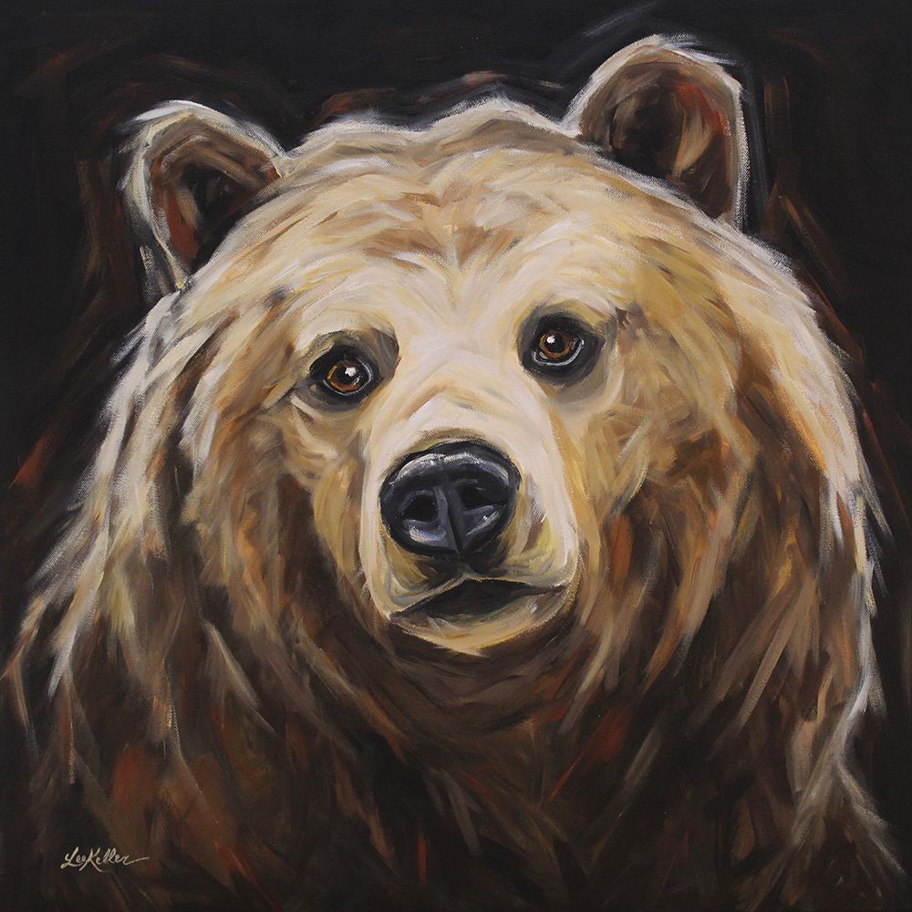 Honey the Grizzly Bear art print by Lee Keller for $57.95 CAD