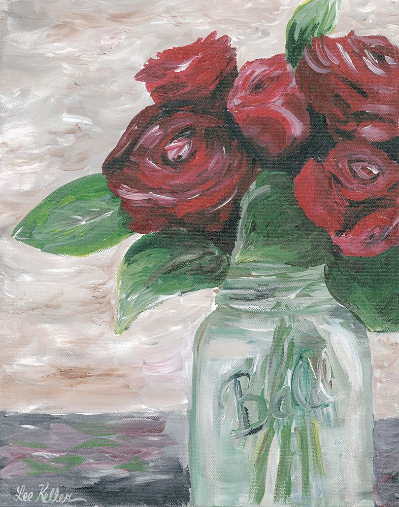 Farm Fresh Roses art print by Lee Keller for $57.95 CAD