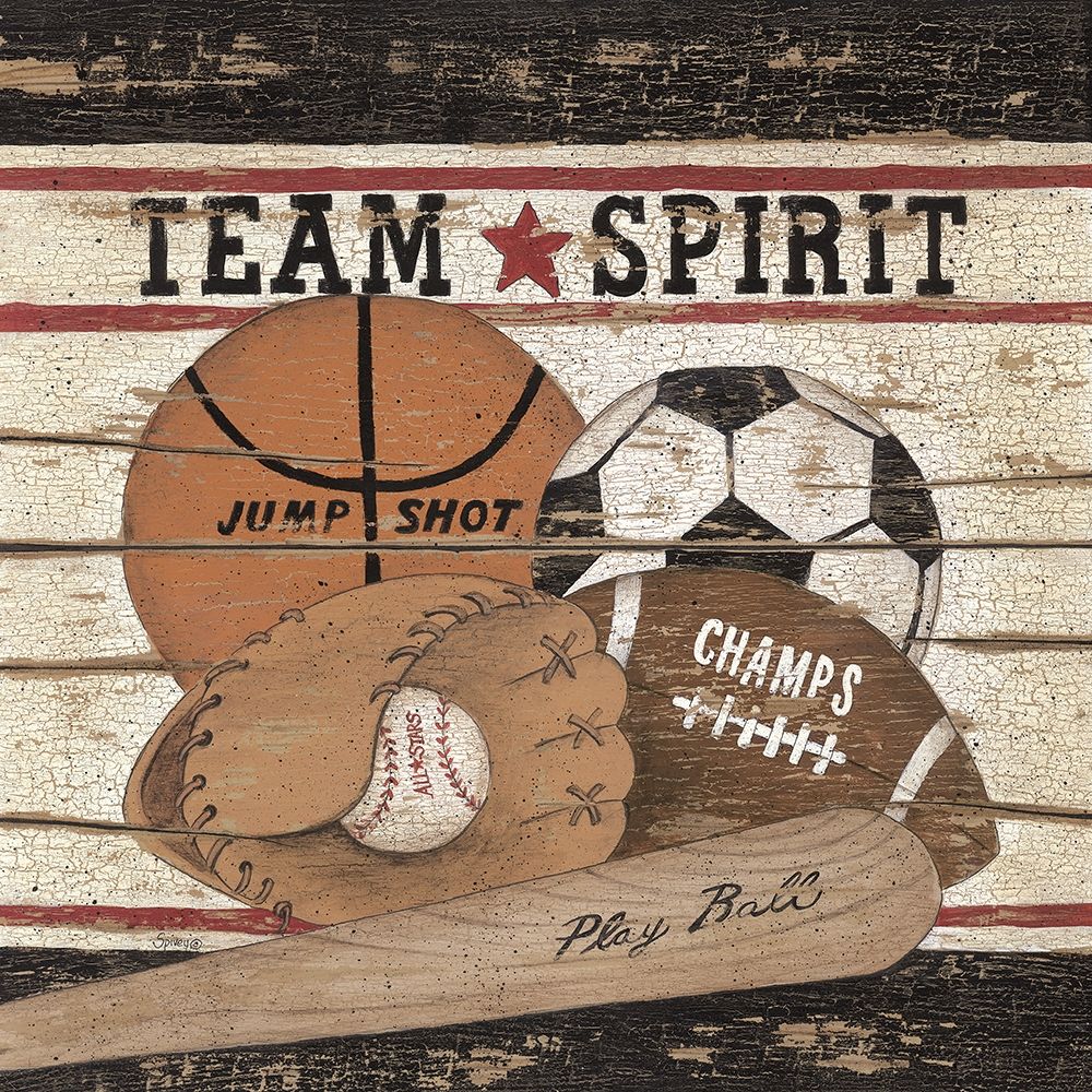 Team Spirit art print by Linda Spivey for $57.95 CAD