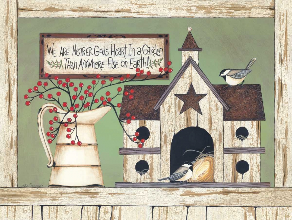 Birds and Berries art print by Linda Spivey for $57.95 CAD