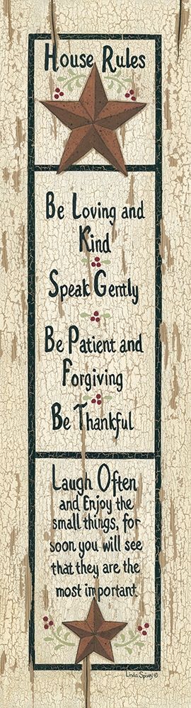 House Rules art print by Linda Spivey for $57.95 CAD