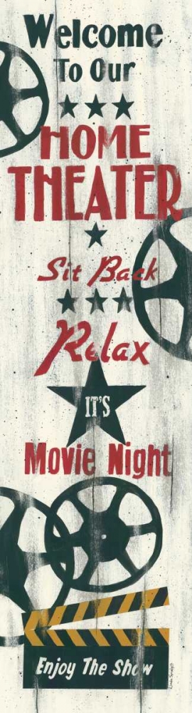 Movie Night art print by Linda Spivey for $57.95 CAD