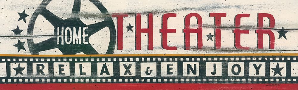 Home Theater art print by Linda Spivey for $57.95 CAD