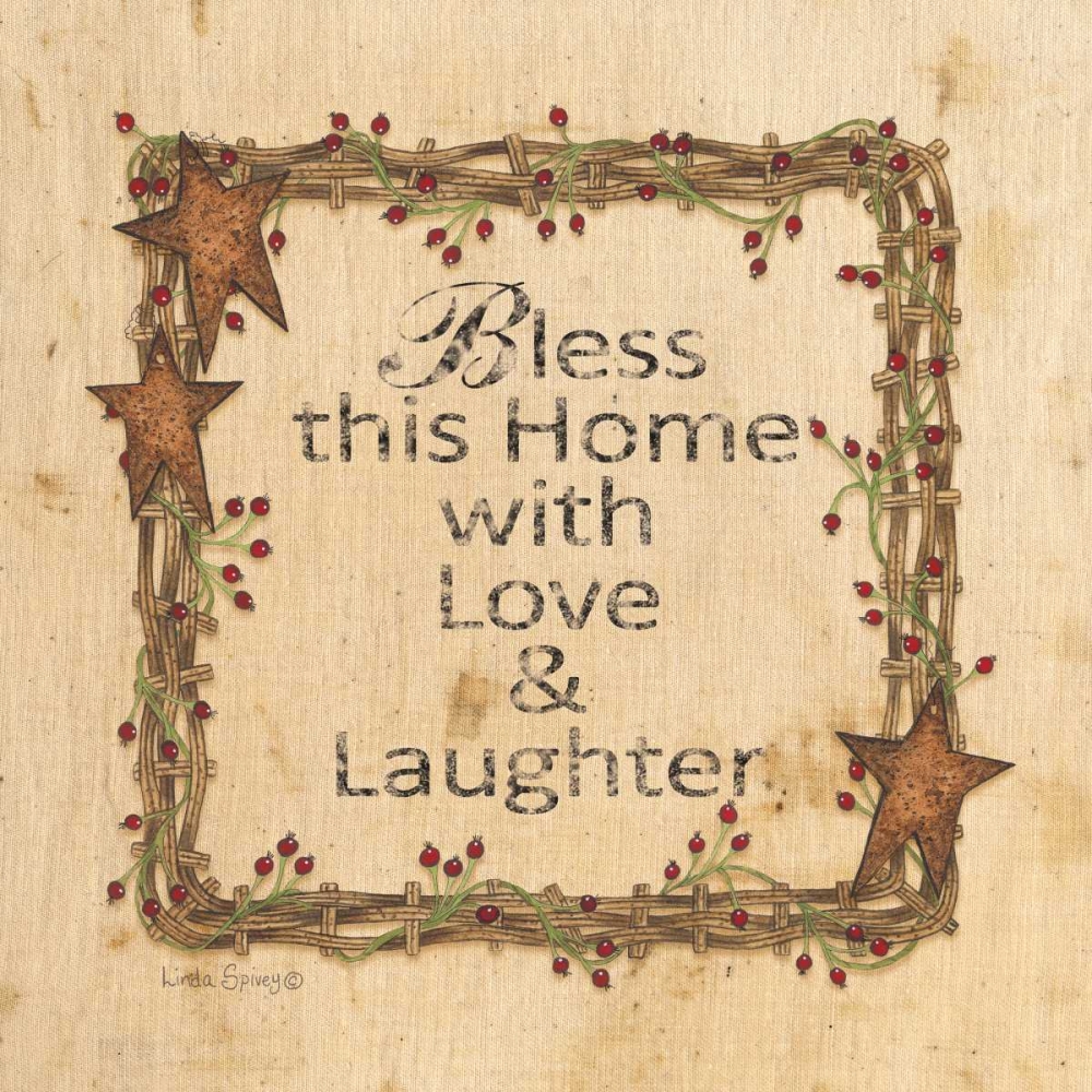 Bless This Home art print by Linda Spivey for $57.95 CAD