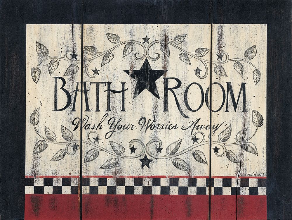 Bathroom art print by Linda Spivey for $57.95 CAD