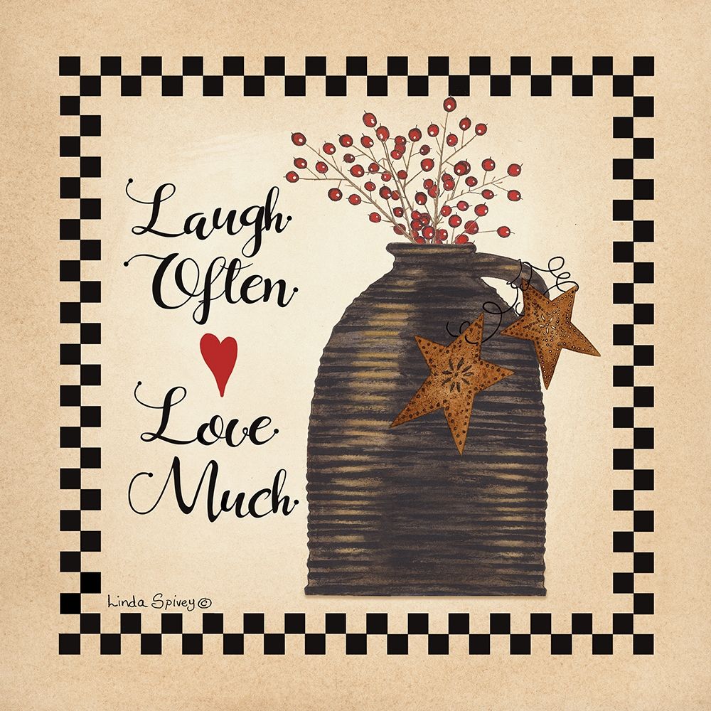 Laugh Often art print by Linda Spivey for $57.95 CAD