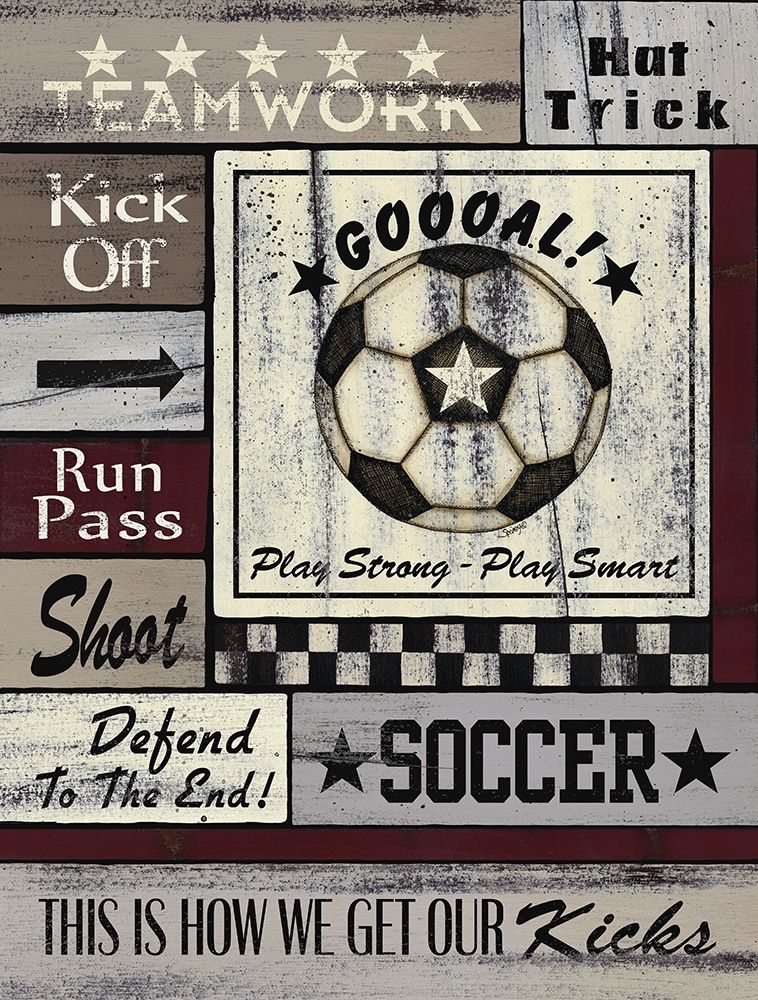 Soccer Goal art print by Linda Spivey for $57.95 CAD