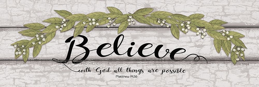 Believe art print by Linda Spivey for $57.95 CAD