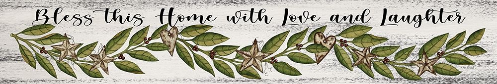 Bless This Home with Love and Laughter art print by Linda Spivey for $57.95 CAD