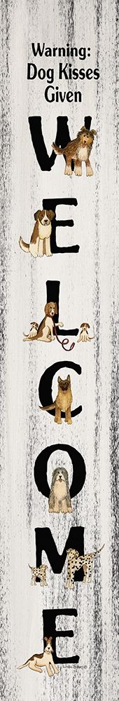 Welcome Dogs art print by Linda Spivey for $57.95 CAD