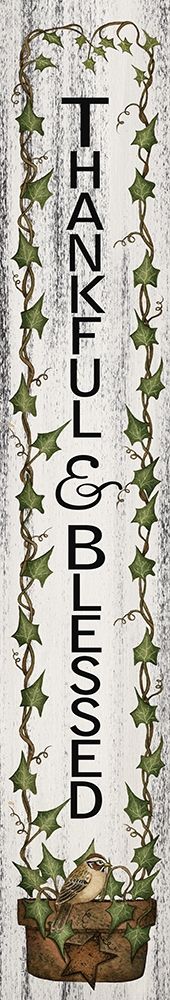 Thankful And Blessed art print by Linda Spivey for $57.95 CAD