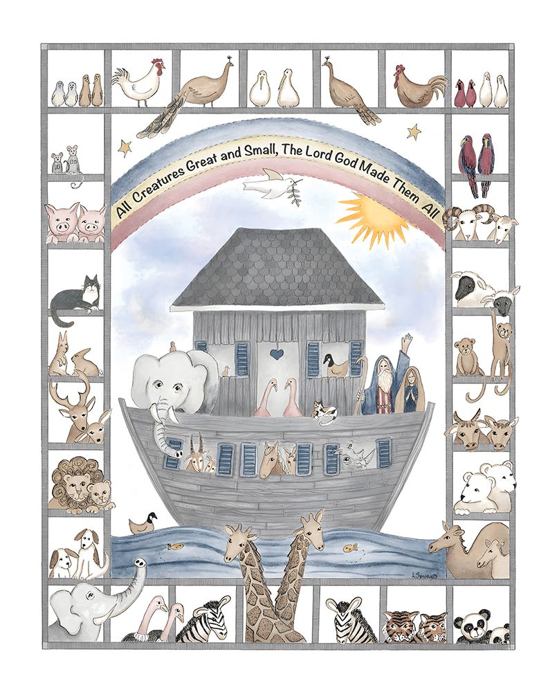 Noahs Ark art print by Linda Spivey for $57.95 CAD