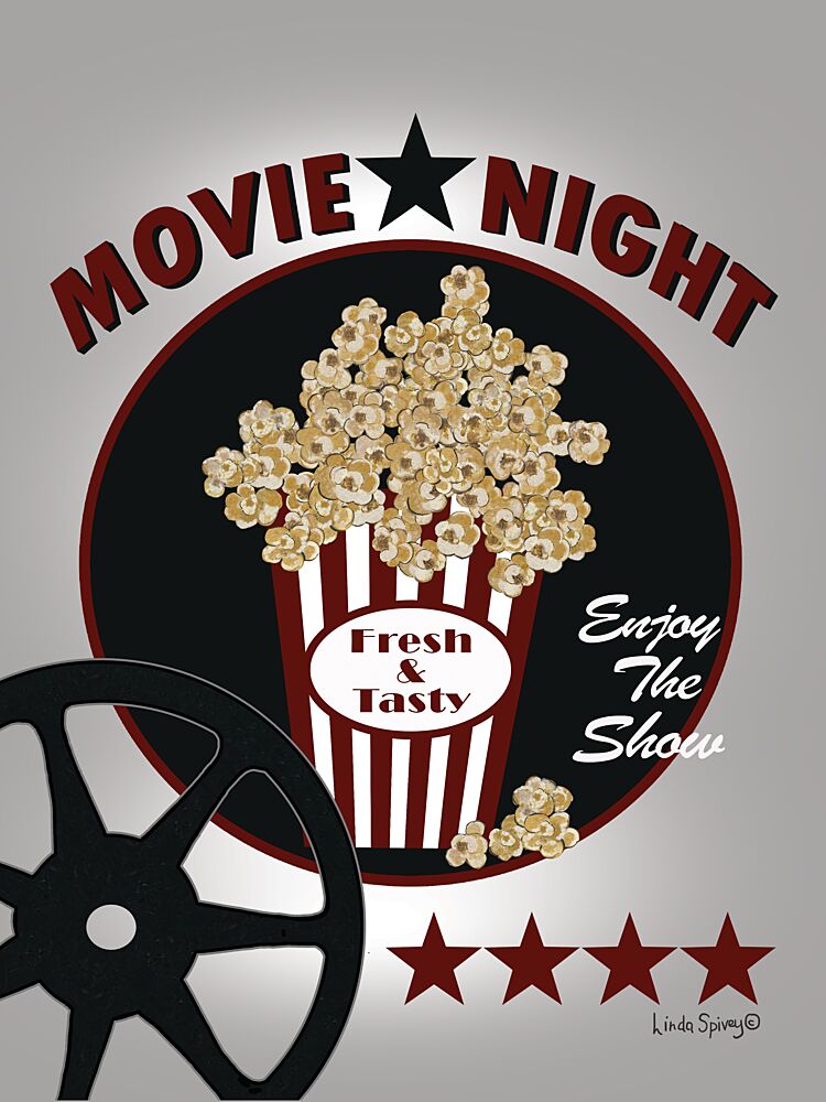 Movie Night art print by Linda Spivey for $57.95 CAD