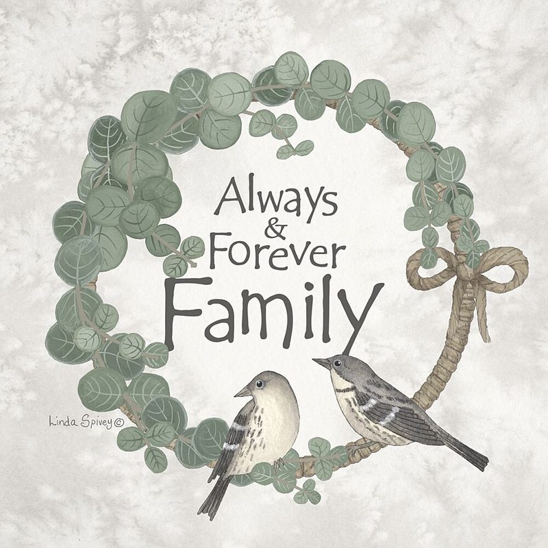 Family Wreath art print by Linda Spivey for $57.95 CAD
