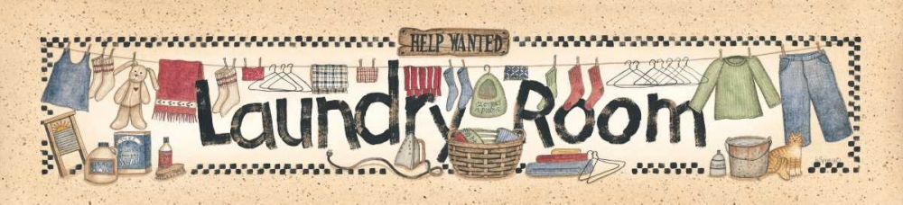 Laundry Room art print by Linda Spivey for $57.95 CAD