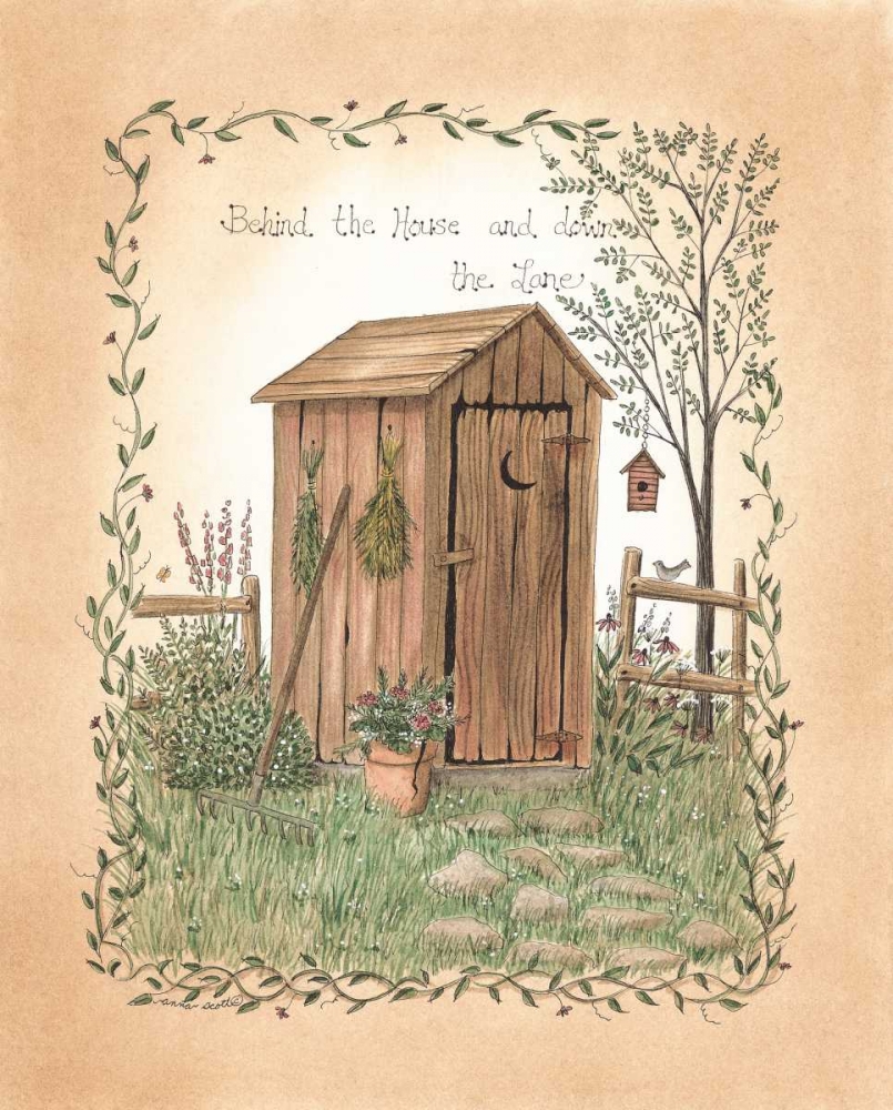Behind the House art print by Linda Spivey for $57.95 CAD