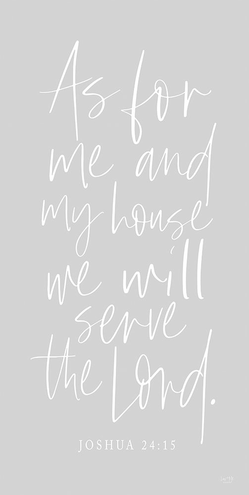 As For Me and My House art print by Lux + Me Designs for $57.95 CAD