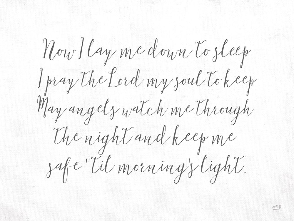 Bedtime Prayer art print by Lux + Me Designs for $57.95 CAD