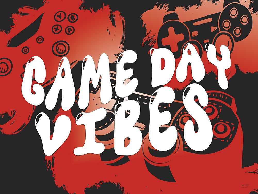 Game Day Vibes art print by Lux + Me Designs for $57.95 CAD