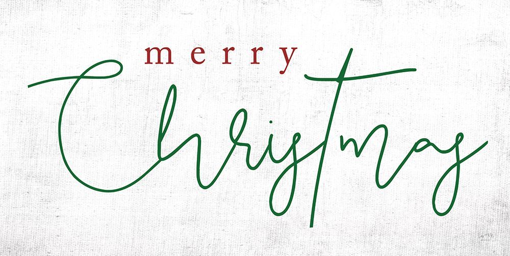 Merry Christmas art print by Lux + Me Designs for $57.95 CAD