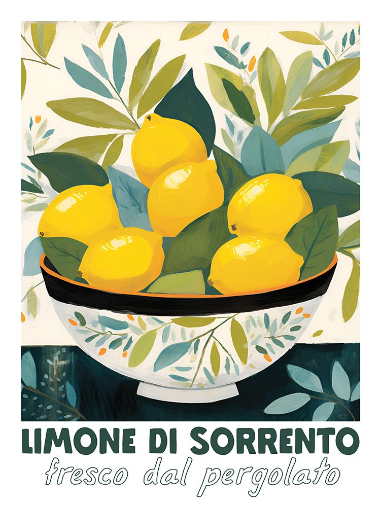 Limone Di Sorrento art print by Lux + Me Designs for $57.95 CAD
