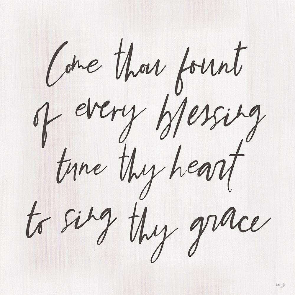 Sing Thy Grace art print by Lux + Me Designs for $57.95 CAD
