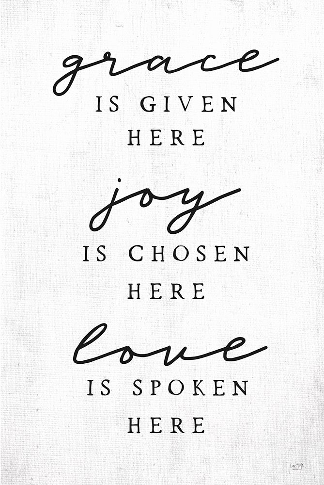 Grace is Given Here art print by Lux + Me Designs for $57.95 CAD