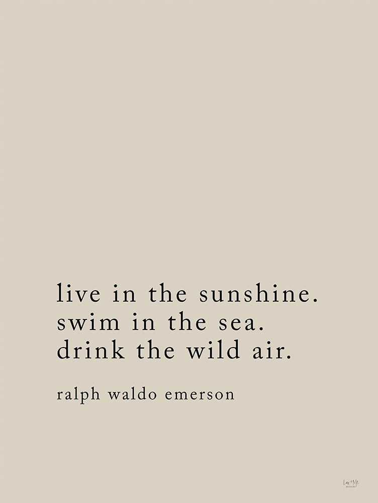 Live in the Sunshine art print by Lux + Me Designs for $57.95 CAD