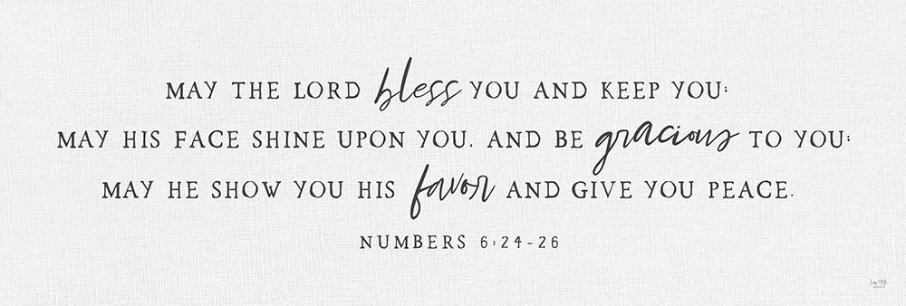 May the Lord Bless You art print by Lux + Me Designs for $57.95 CAD
