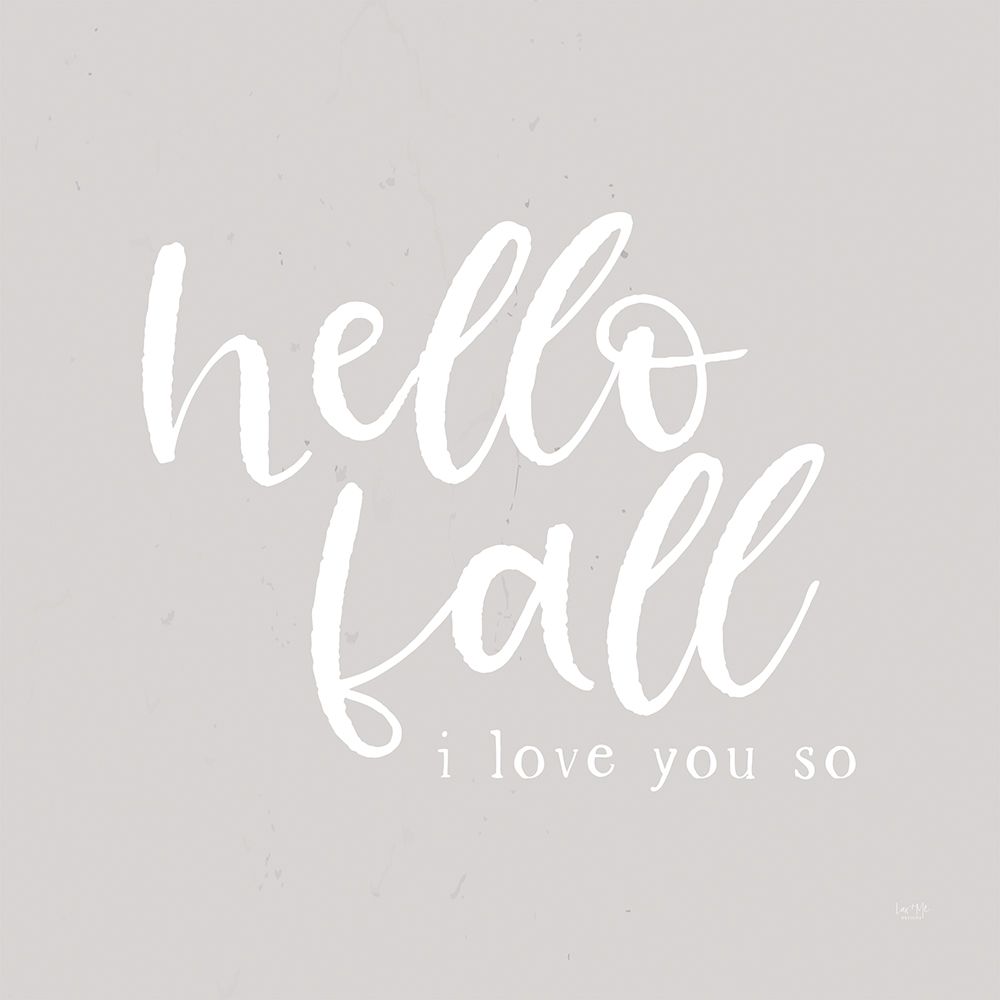 Hello Fall art print by Lux + Me Designs for $57.95 CAD