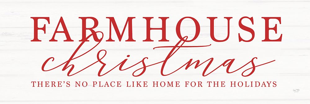 Farmhouse Christmas art print by Lux + Me Designs for $57.95 CAD