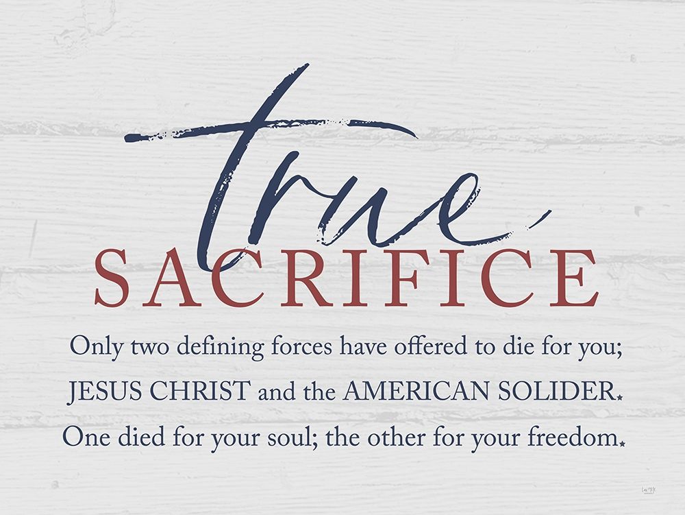 True Sacrifice art print by Lux + Me Designs for $57.95 CAD