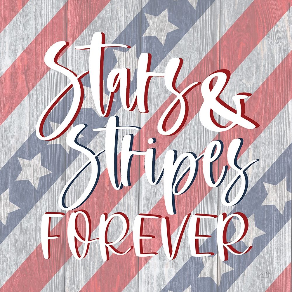 Stars and Stripes Forever I art print by Lux + Me Prints for $57.95 CAD