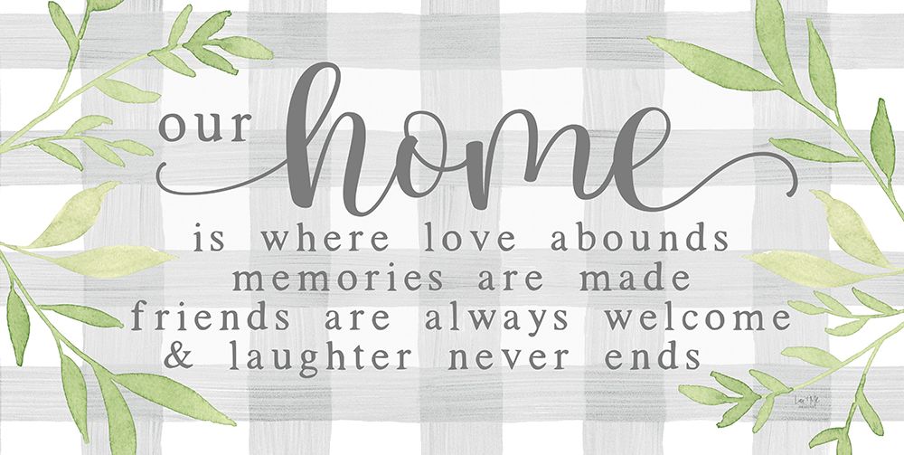Our Home art print by Lux + Me Designs for $57.95 CAD