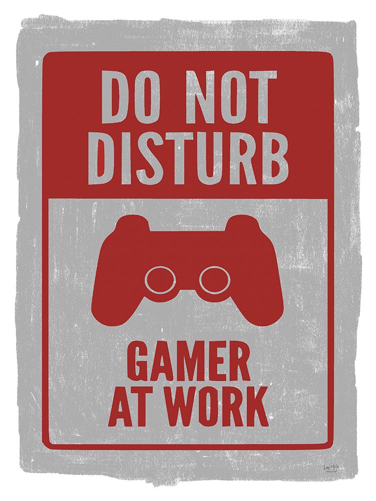 Gamer at Work art print by Lux + Me Designs for $57.95 CAD
