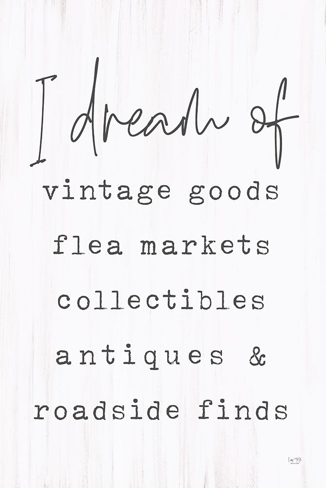 I Dream Ofâ€¦ art print by Lux + Me Designs for $57.95 CAD