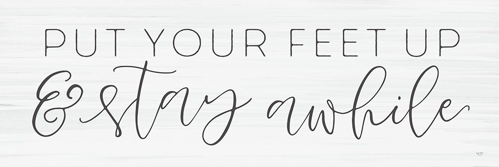 Put Your Feet Up art print by Lux + Me Designs for $57.95 CAD