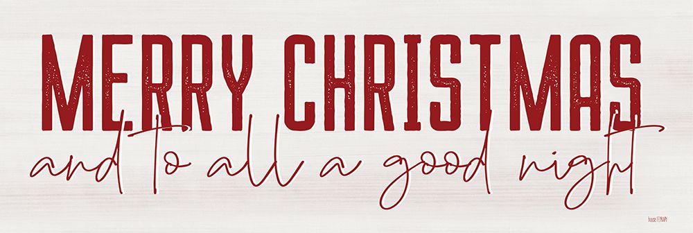 Merry Christmas to All art print by Lux + Me Designs for $57.95 CAD