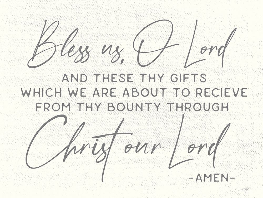 Bless Us art print by Lux + Me Designs for $57.95 CAD
