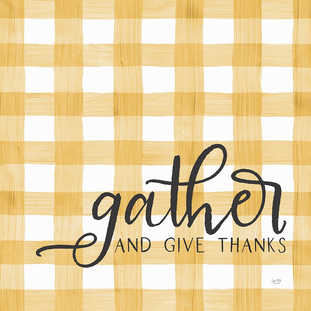 Gather and Give Thanks art print by Lux + Me Designs for $57.95 CAD