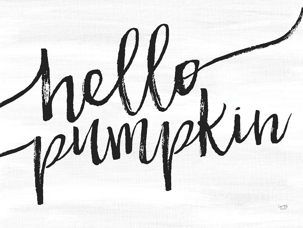 Hello Pumpkin art print by Lux + Me Designs for $57.95 CAD