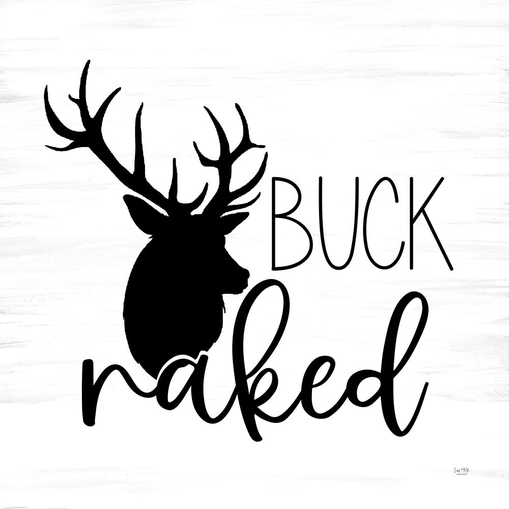 Buck Naked art print by Lux + Me Designs for $57.95 CAD