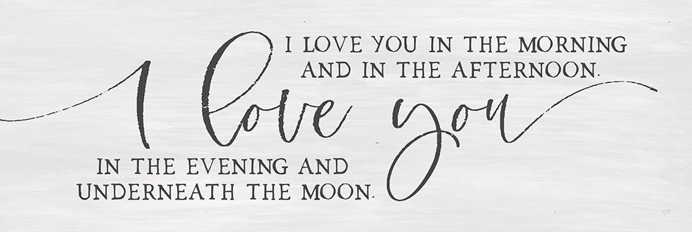 I Love You art print by Lux + Me Designs for $57.95 CAD