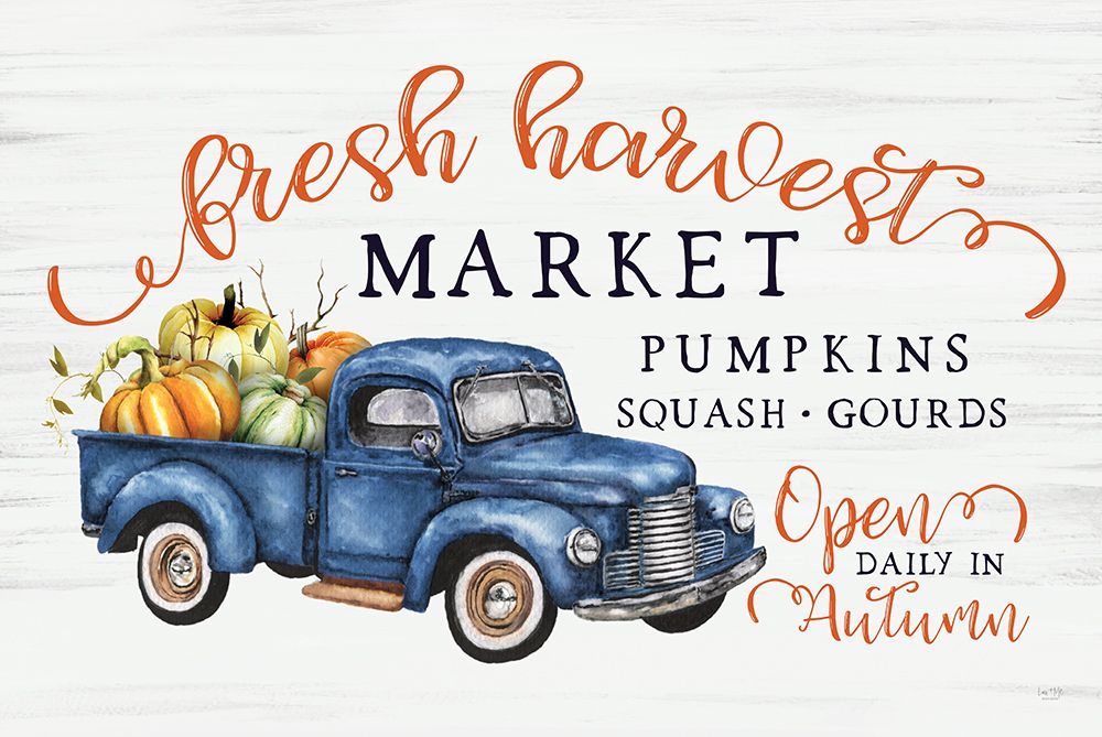 Fresh Harvest Market art print by Lux + Me Designs for $57.95 CAD