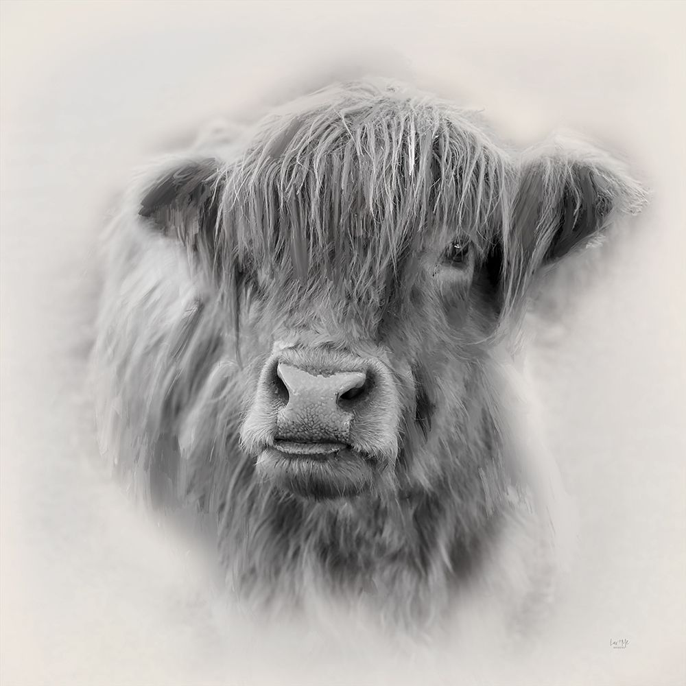Sunday the Highland Cow art print by Lux + Me Designs for $57.95 CAD