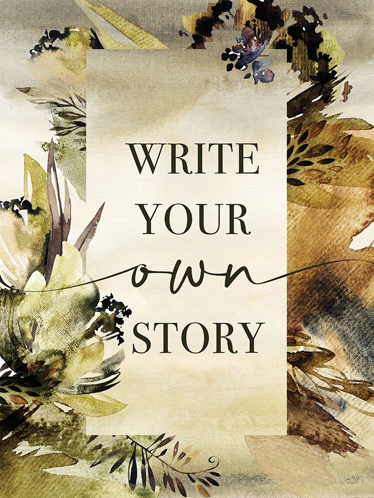 Write Your Own Story art print by Lux + Me Designs for $57.95 CAD