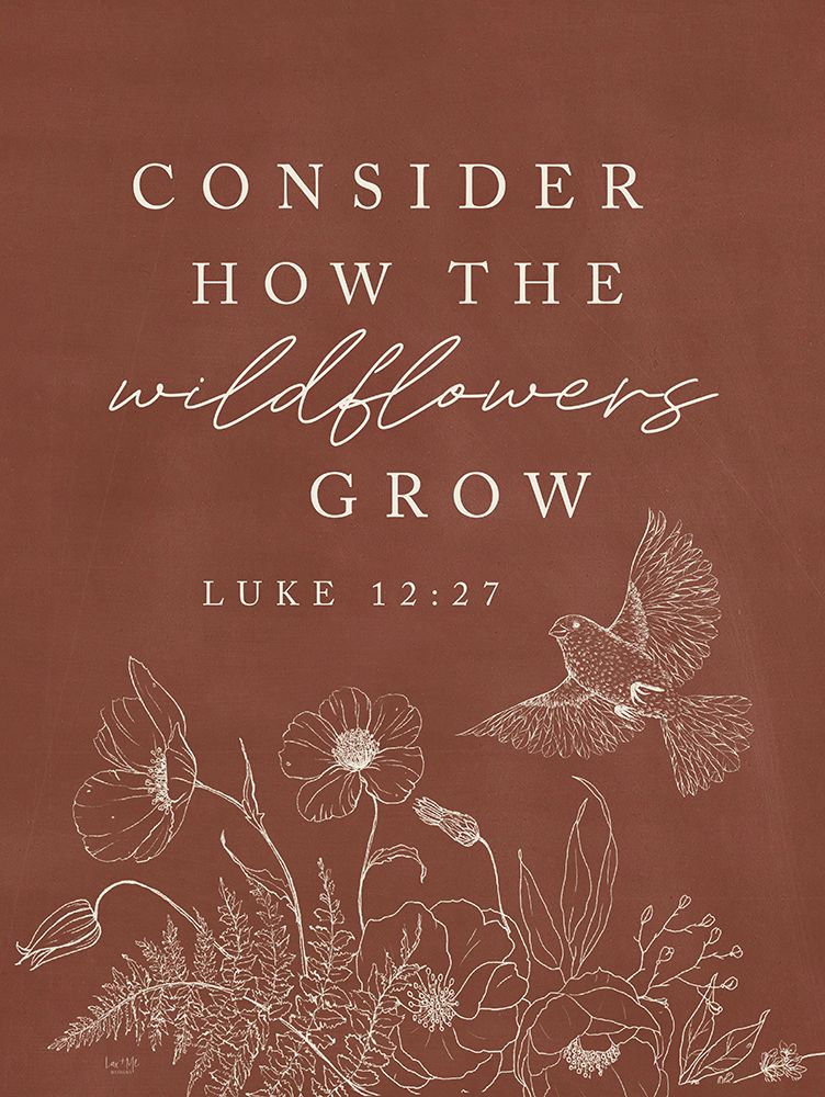 Consider How the Wildflowers Grow art print by Lux + Me Designs for $57.95 CAD